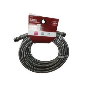 Ace Icemaker Connector Stainless Steel 120" x 1/4" Com 1/4" Com 4194908